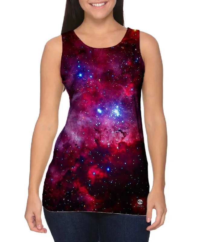 Mock Neck Women's Performance Tank Tops for CyclingGreat Carina Nebula Pink Space Galaxy Mock Neck Women's Performance Tank Tops for CyclingGreat Carina Nebula Pink Space Galaxy
