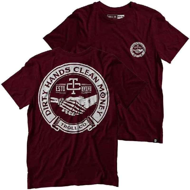 Haggler Tee: Maroon