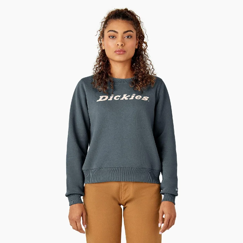 Women's formal long sleeve satin - finish shirtWomen's Water Repellent Logo Sweatshirt - Stormy Weather