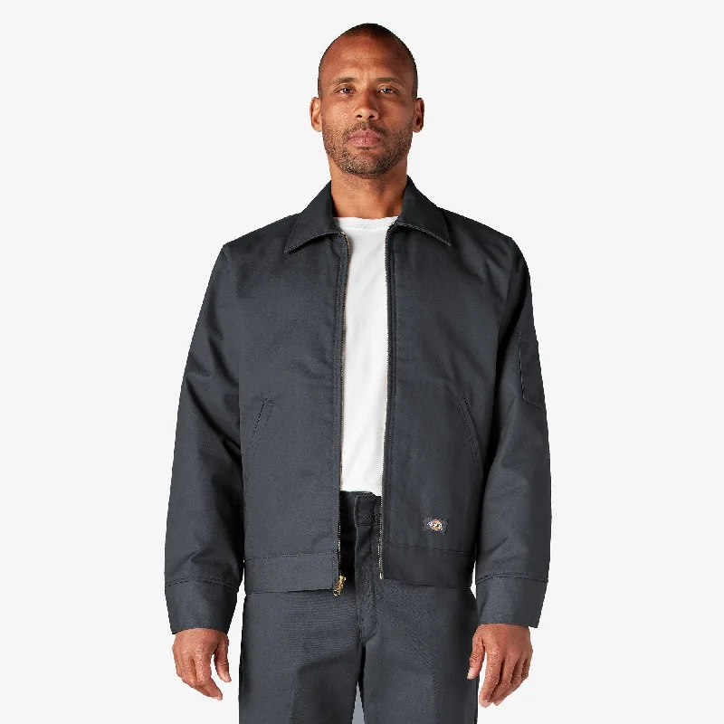 Insulated Eisenhower Jacket - Charcoal