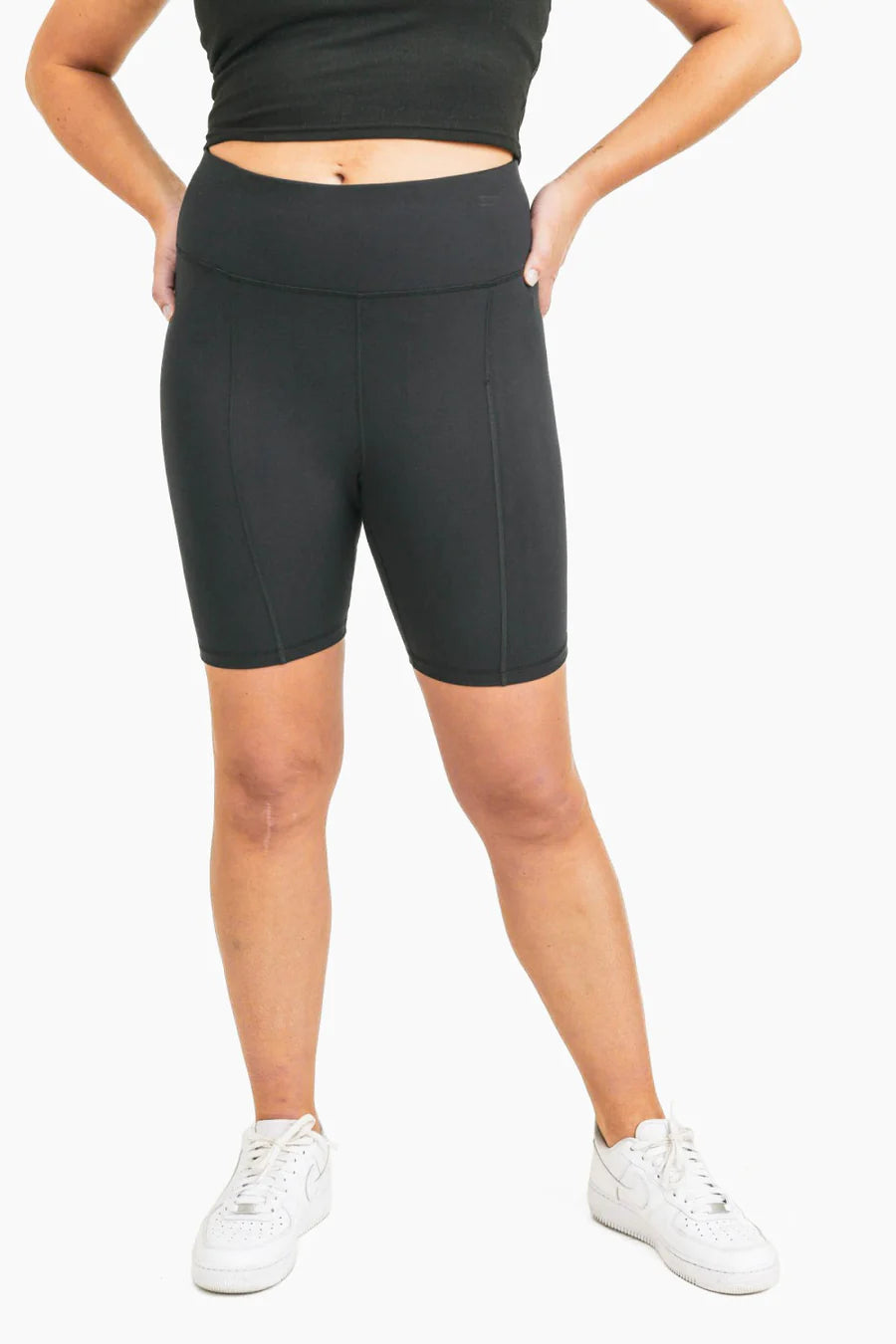 Linen Women Shorts for Breathable Comfort in Hot WeatherMono B Black Sweetheart Biker Shorts Linen Women Shorts for Breathable Comfort in Hot WeatherMono B Black Sweetheart Biker Shorts