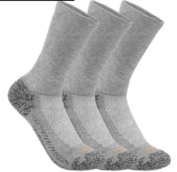 Force Midweight Crew Sock 3-Pack - Charcoal