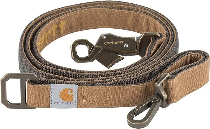 Nylon Duck Dog Leash - Brown