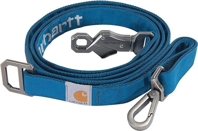 Nylon Duck Dog Leash - Marine Blue