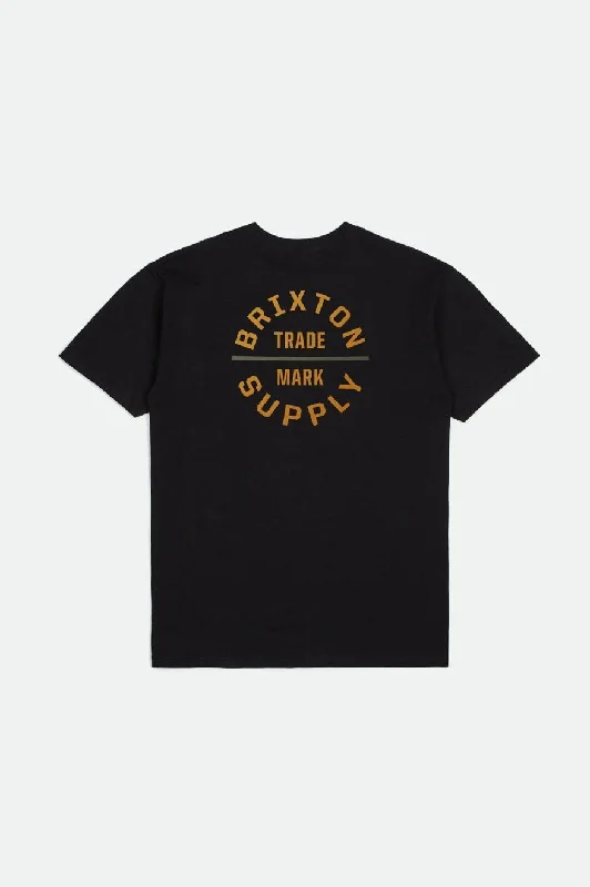 Women's travel - friendly long sleeve lightweight shirtCrew Neck Women T Shirt with a Timeless DesignOath V S/S Standard Tee - Black/Bright Gold/Olive Surplus