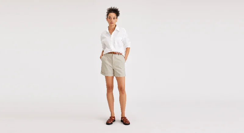 Patterned Geometric Women Shorts for a Modern AppealOriginal Chino Short