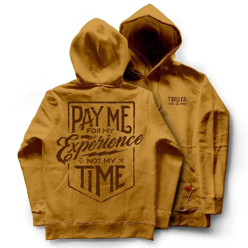 Pay Me Hoodie - Saddle Brown