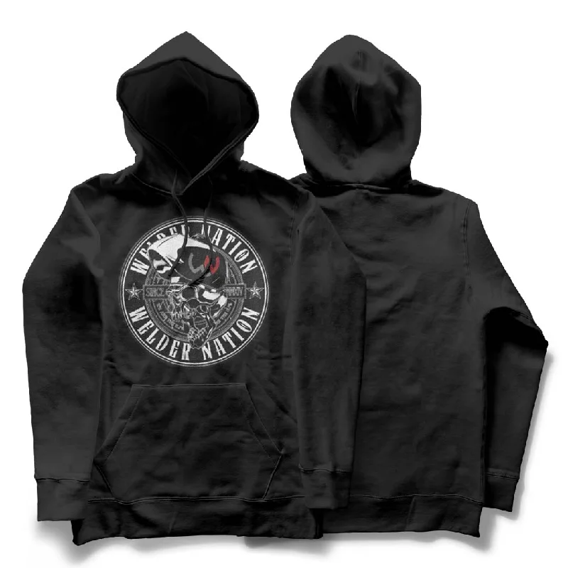 Welder Nation Raging Hoodie, Black