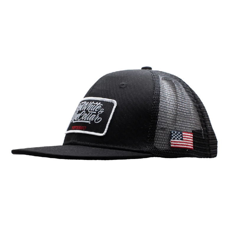 Youth RWBC Snapback - Black