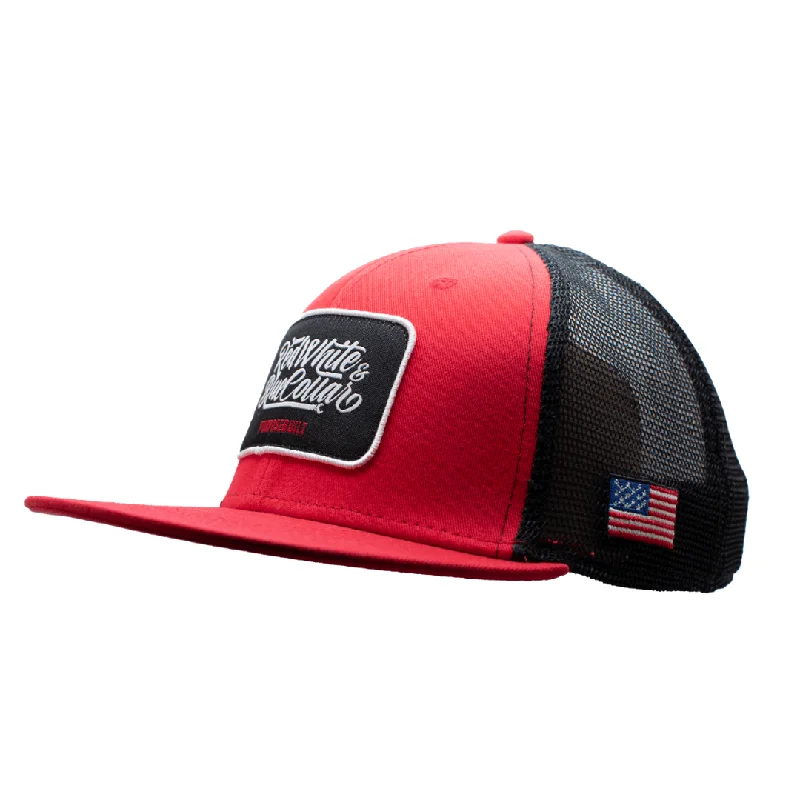 Youth RWBC Snapback - Red & Black