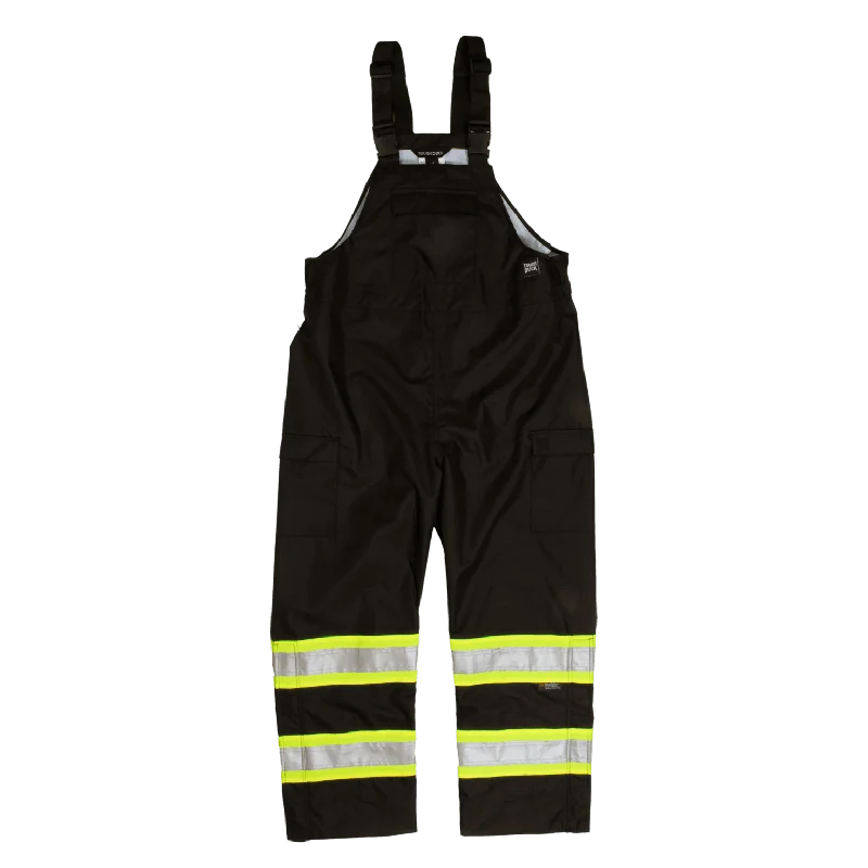 Safety Rain Bib Overall - Black