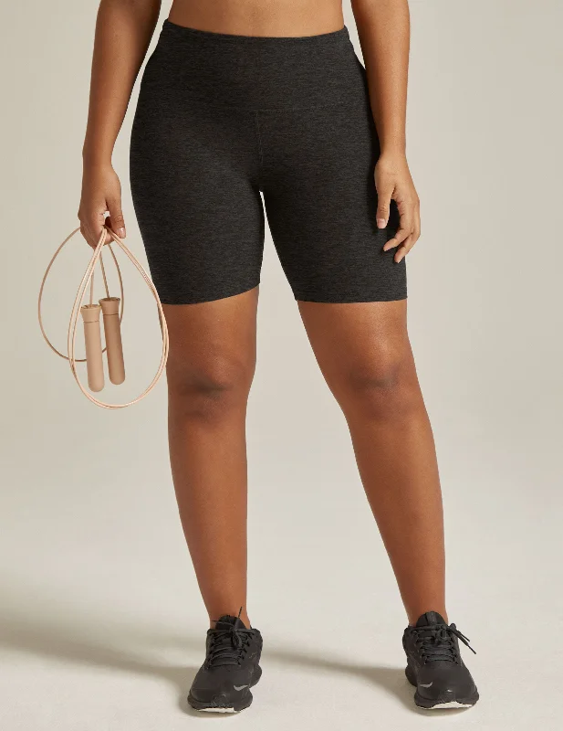 Elastic Waist Women Shorts for Easy Wear and ComfortSpacedye Keep Pace 5" Biker Short Elastic Waist Women Shorts for Easy Wear and ComfortSpacedye Keep Pace 5" Biker Short