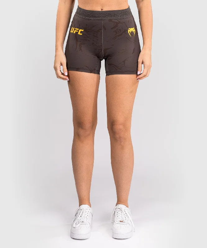 Plus Size Women Shorts with a Comfortable and Stylish FitUFC Fusion by Venum Fight Week Women’s Vale Tudo Short - Earthen Brown Plus Size Women Shorts with a Comfortable and Stylish FitUFC Fusion by Venum Fight Week Women’s Vale Tudo Short - Earthen Brown