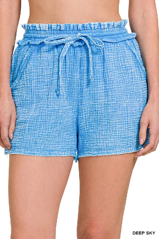 Patterned Geometric Women Shorts for a Modern AppealHarbor Breeze Shorts